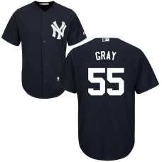 Sonny Grey #55 New York Yankees Alternate Navy Cool Base Jersey