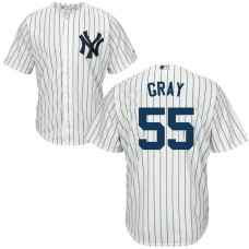 Sonny Grey #55 New York Yankees Home White Cool Base Jersey