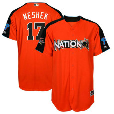 Philadelphia Phillies Pat Neshek #17 Orange Home Run Derby 2017 All-Star American League Jersey