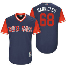 Boston Red Sox Matt Barnes #68 Barnicles Navy Nickname 2017 Little League Players Weekend Jersey