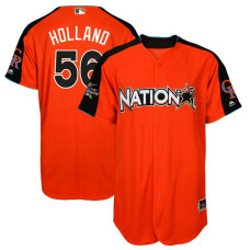 Colorado Rockies Greg Holland #56 Orange Home Run Derby 2017 All-Star American League Jersey