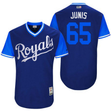 Kansas City Royals Jake Junis #65 Junis Royal Nickname 2017 Little League Players Weekend Jersey