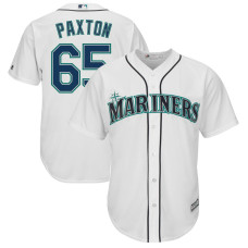 James Paxton #65 Seattle Mariners Replica Home White Cool Base Jersey