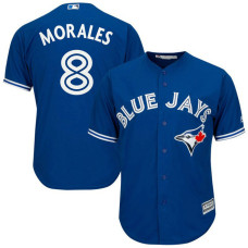 Toronto Blue Jays #8 Kendrys Morales Alternate Royal Cool Base Jersey