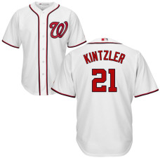 Washington Nationals #21 Brandon Kintzler Home White Cool Base Jersey