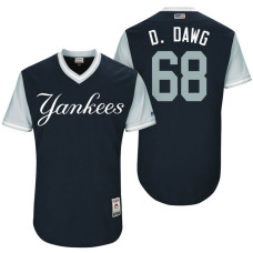 New York Yankees Dellin Betances #68 D. Dawg Navy Nickname 2017 Little League Players Weekend Jersey