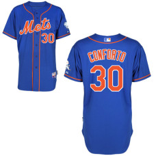 New York Mets #30 Michael Conforto Blue Cool Base Alternate Home Jersey