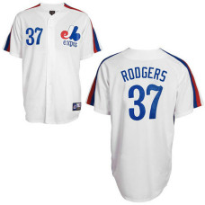 Montreal Expos #37 Steve Rodgers White Jersey