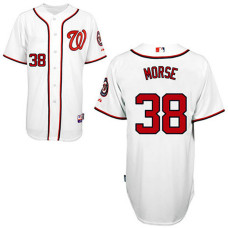 Washington Nationals #38 Michael Morse White 2011 Home Cool Base Jersey