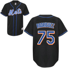 New York Mets #75 Francisco Rodriguez Black Jersey