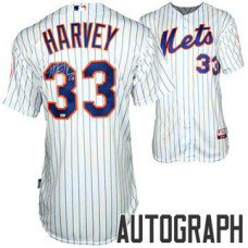 New York Mets Matt Harvey 2016 Autographed White Jersey