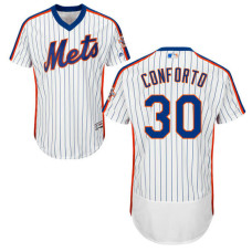 New York Mets #30 Michael Conforto White Alternate Flexbase Authentic Collection Player Jersey