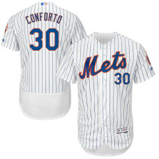 New York Mets #30 Michael Conforto White Flexbase Authentic Collection Jersey