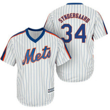 New York Mets #34 Noah Syndergaard White Official Cool Base Jersey