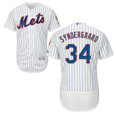 New York Mets #34 Noah Syndergaard White Flexbase Authentic Collection Jersey