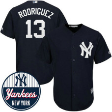 New York Yankees Alex Rodriguez #13 Alternate Navy Cool Base Jersey