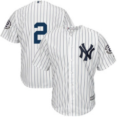 New York Yankees Derek Jeter White/Navy #2 Official Cool Base Jersey