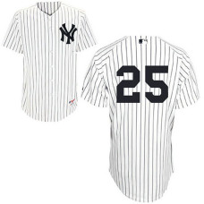 YOUTH New York Yankees #25 Mark TeixeiraWhite Home Jersey