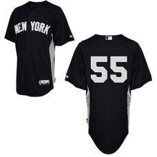 New York Yankees #55 Russell Martin Black Jersey