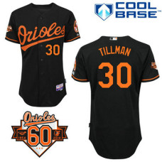 Baltimore Orioles #30 Chris Tillman Authentic Black Alternate Cool Base Jersey