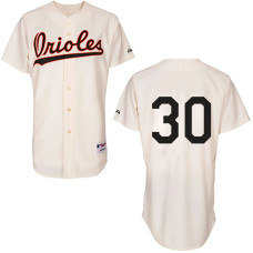 Baltimore Orioles #30 Chris Tillman Authentic Cream 1954 Turn Back The Clock Jersey
