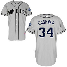 San Diego Padres Andrew Cashner Authentic Grey Cool Base Jersey