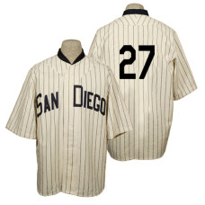 San Diego Padres #19 Matt Kemp Cream 1936 Turn Back the Clock 80th Anniversary Jersey