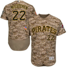Pittsburgh Pirates #22 Andrew McCutchen Camo Flexbase Authentic Collection Player Jersey