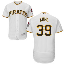 Pittsburgh Pirates #39 Chad Kuhl White Flexbase Authentic Collection Jersey