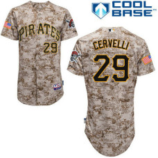 Pittsburgh Pirates #29 Francisco Cervelli Camo Alternate Cool Base Jersey