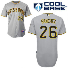 Pittsburgh Pirates #26 Tony Sanchez Authentic Grey Away Cool Base Jersey