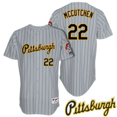 Pittsburgh Pirates Andrew McCutchen #22 Grey 1997 Turn Back The Clock Throwback Jersey