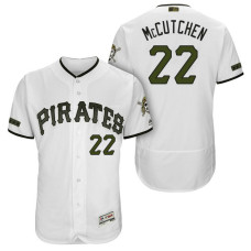 Pittsburgh Pirates Andrew McCutchen #22 White Authentic Collection 2018 Home Alternate Flex Base Player Jersey
