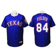 Texas Rangers #84 Prince Fielder Authentic Watermark Fashion Navy Jersey