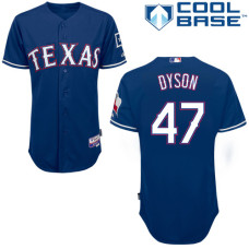 Texas Rangers #47 Sam Dyson Blue Cool Base Alternate Jersey