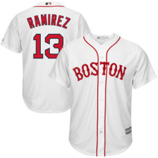 Boston Red Sox Hanley Ramirez White Cool Base Jersey