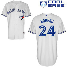 Toronto Blue Jays #24 Ricky Romero White Home Cool Base 2012 Jersey