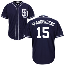 San Diego Padres Cory Spangenberg #15 Navy Authentic Cool base Jersey