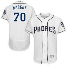 San Diego Padres Manuel Margot #70 White 2017 Home Authentic Collection Flex Base Jersey