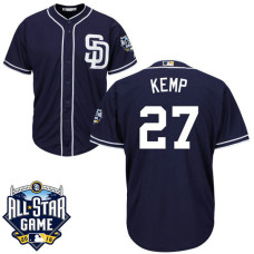 San Diego Padres Matt Kemp #27 Navy 2016 All-Star Patch Authentic Cool Base Jersey