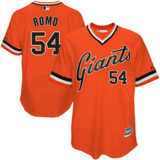 San Francisco Giants Sergio Romo #54 Orange 1976 Turn Back the Clock Authentic Player Jersey