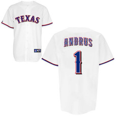 Texas Rangers #1 Elvis Andrus White Home Jersey