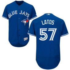 Toronto Blue Jays Mat Latos #57 Royal Alternate Flex Base Jersey