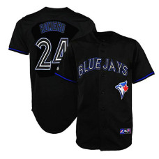 Toronto Blue Jays #24 Ricky Romero Black Fashion Jersey