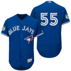 Toronto Blue Jays Russell Martin #55 Royal 2017 Spring Training Grapefruit League Patch Authentic Collection Flex Base Jersey