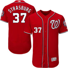 Washington Nationals #37 Stephen Strasburg Red Flexbase Authentic Collection Jersey