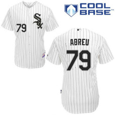 YOUTH Chicago White Sox #79 Jose AbreuAuthentic White Home Cool Base Jersey