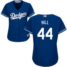 Women - Los Angeles Dodgers Rich Hill #44 Alternate Royal Cool Base Jersey