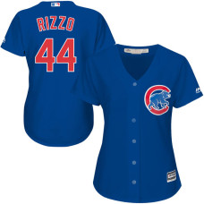 Women - Chicago Cubs Anthony Rizzo #44 Royal Cool Base Jersey