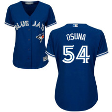 Women - Toronto Blue Jays #54 Roberto Osuna Alternate Royal Cool Base Jersey